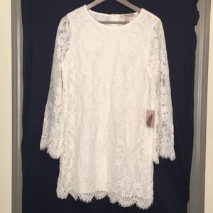 Forever 21 Lace Long Sleeve Dress